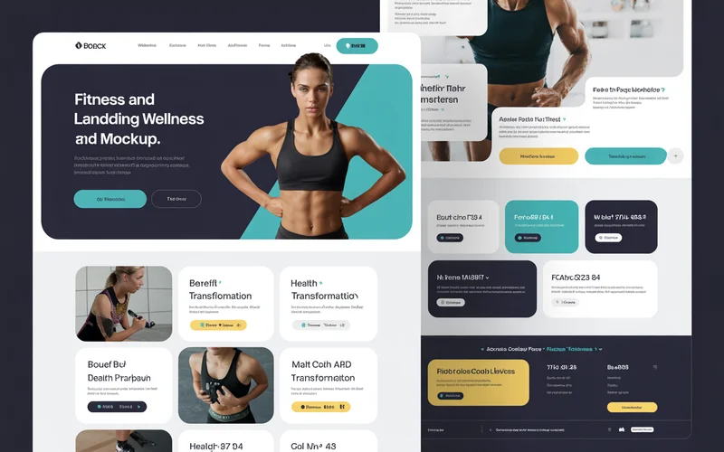 High-converting fitness studio one-page website design with prominent call-to-action, mobile-responsive layout, and optimised lead capture form